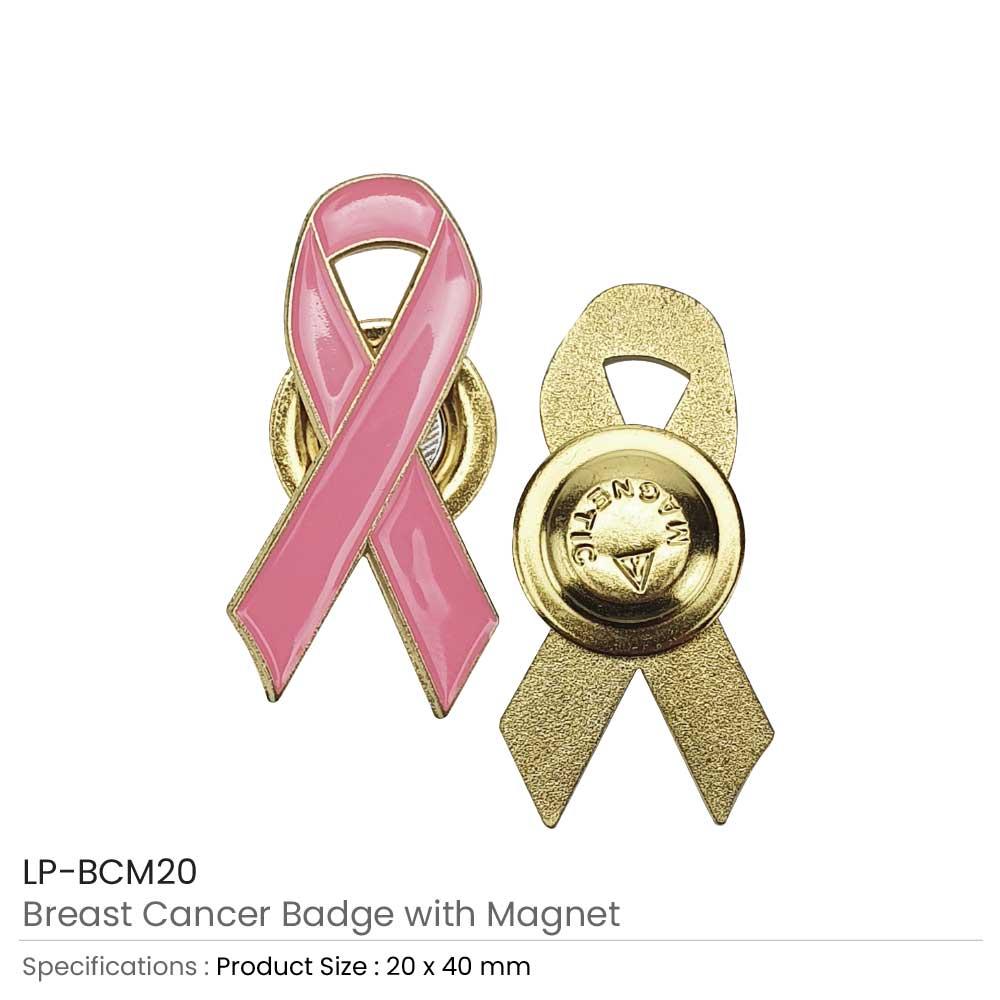 Breast Cancer Awareness Badges with Pin-1233